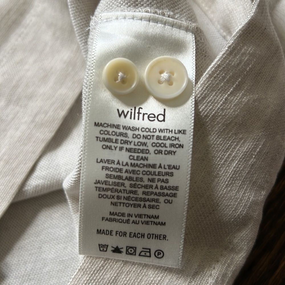 SOLD! Aritzia Wilfred Proposal Linen Shirt - Picture 9 of 9